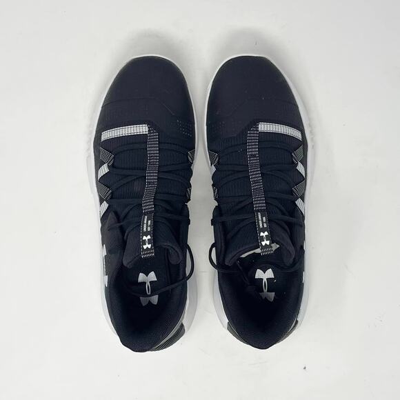 Under Armour Block City 2.0 Volleyball Black‎ White Athletic Shoes - Picture 6 of 8